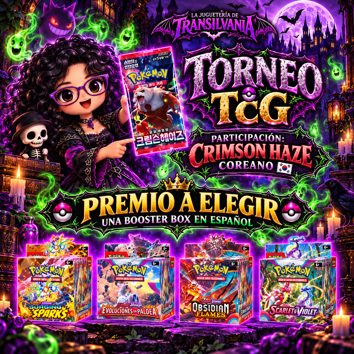 🏆 Sobre torneo Booster box español a elegir