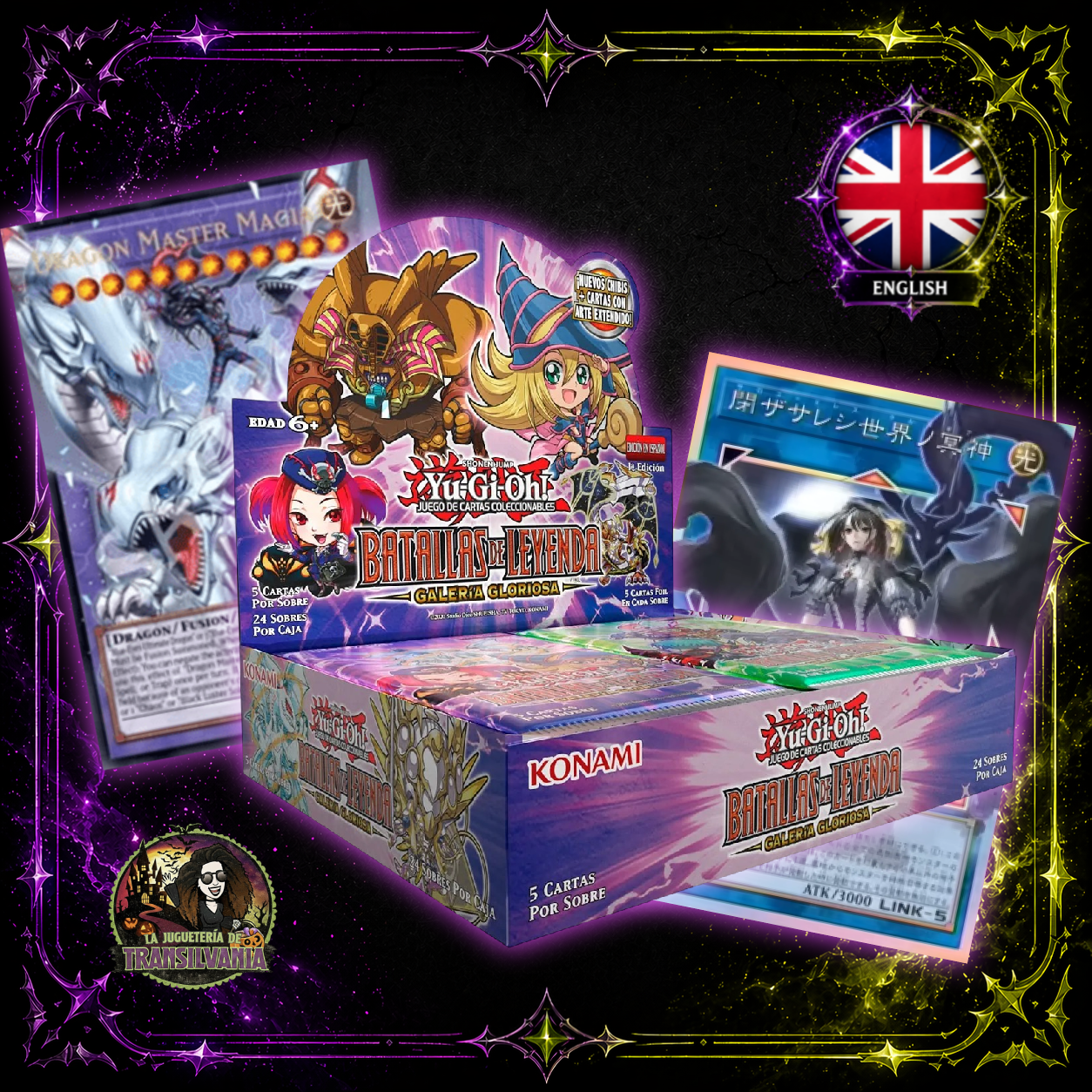 🇬🇧 Booster box yugioh Battles of Legend: Glorious Gallery en idioma inglés
