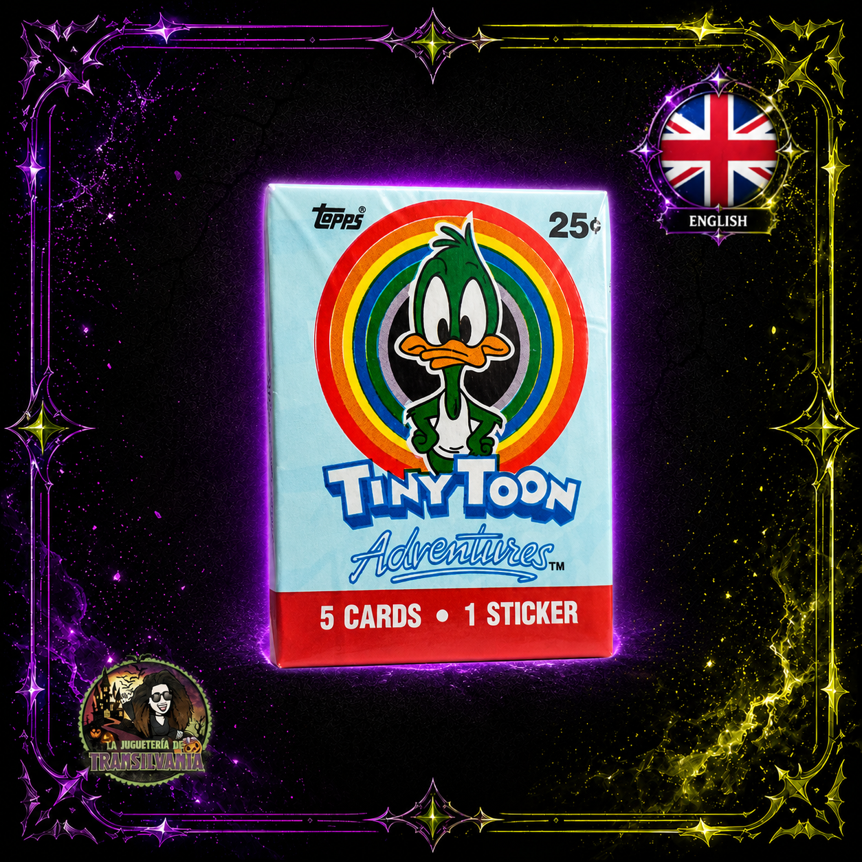 Sobre vintage tiny toons pato plucky