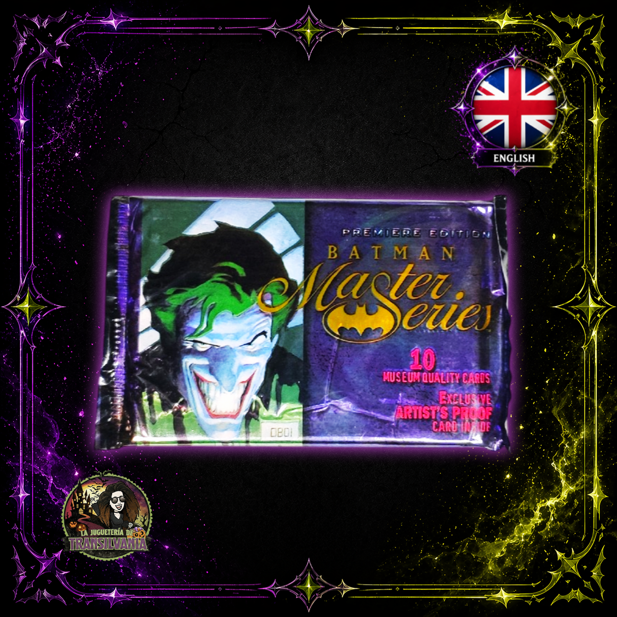 Sobre vintage Batman master series - Joker art