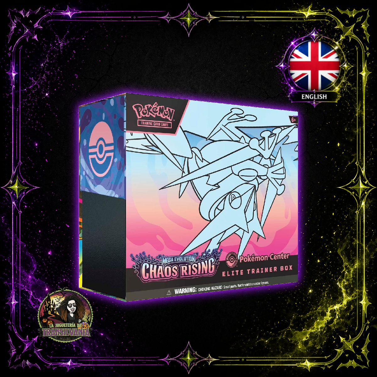 🇬🇧 POKEMON CENTER ETB Chaos rising inglés
