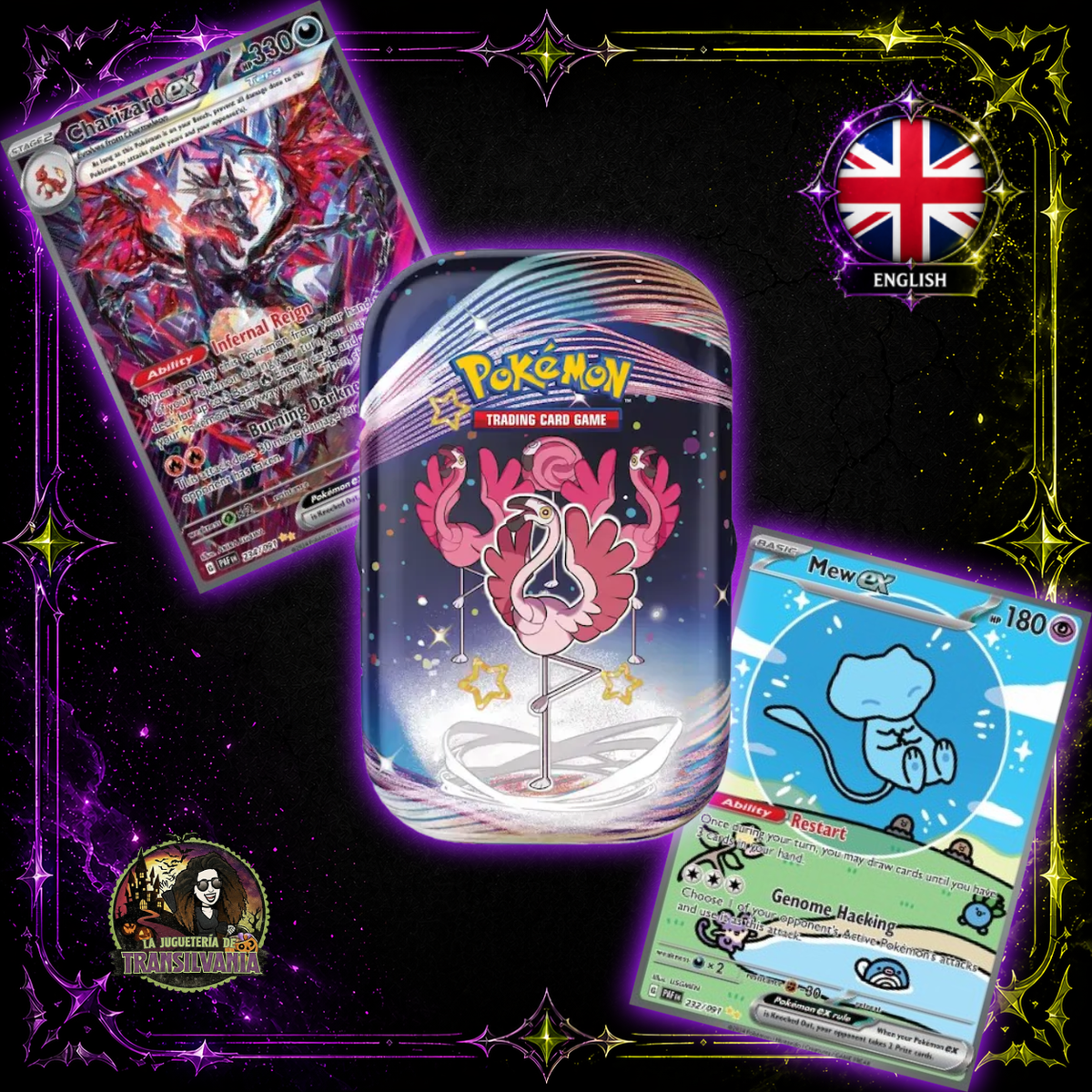 🇬🇧 Mini tin paldean fates idioma inglés