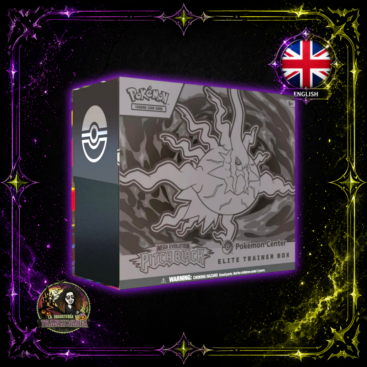 🇬🇧 🔥 RESERVA POKEMON CENTER ETB Pitch Black inglés