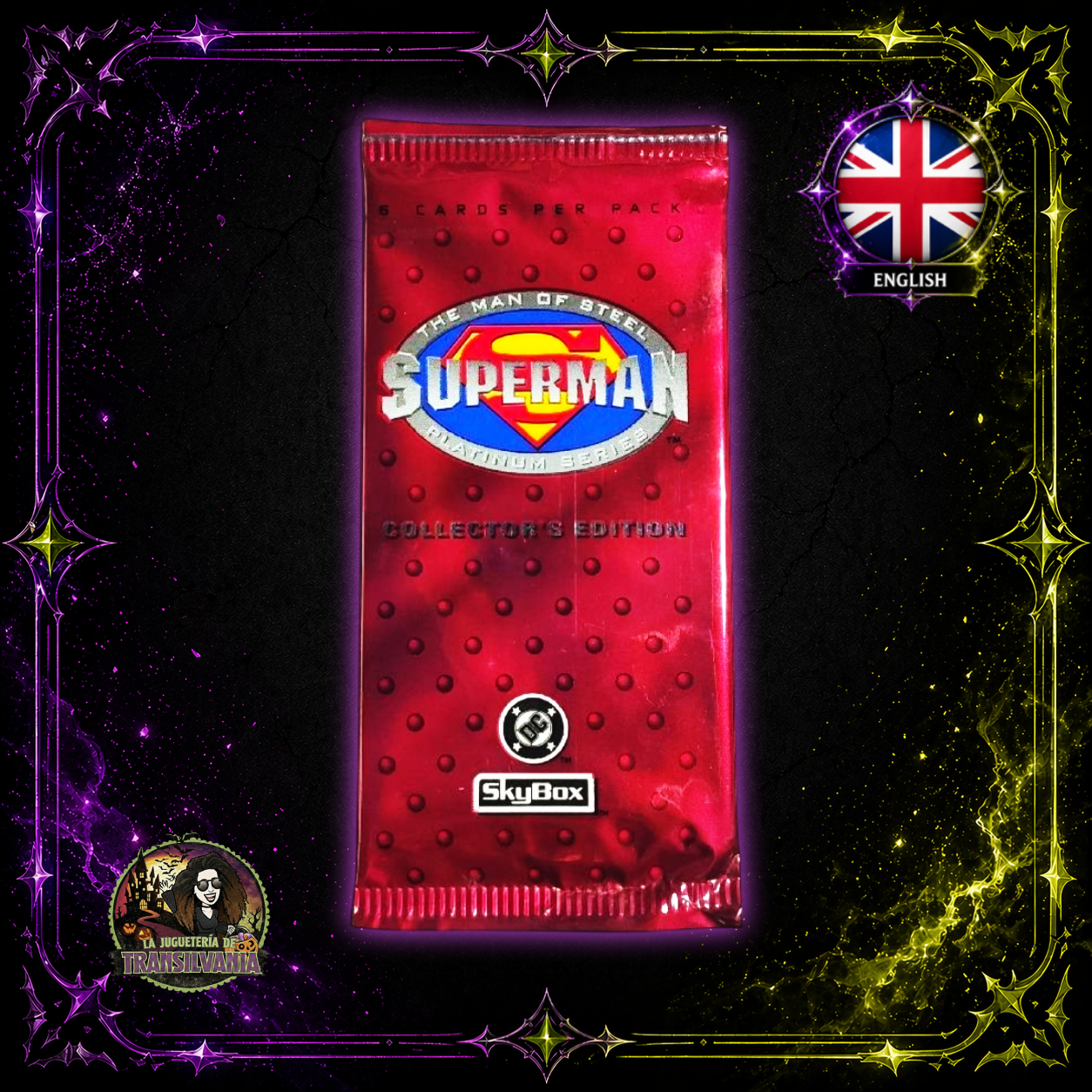 Sobre vintage Superman el hombre de acero collector's edition