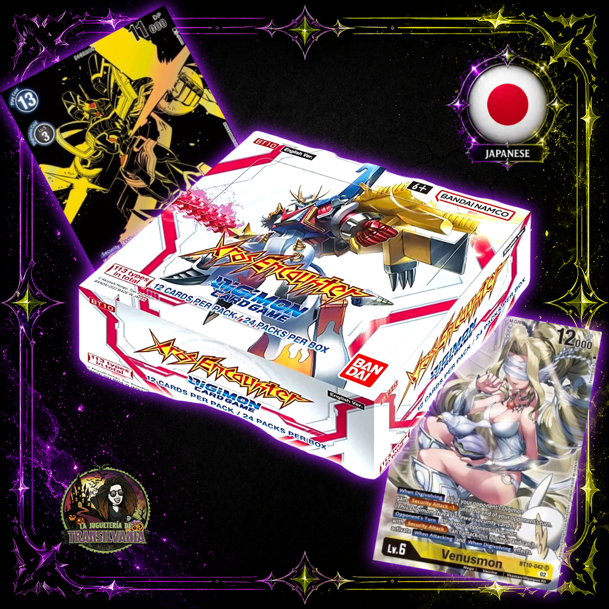 🇯🇵 Booster box digimon XROS Encounter BT10 japonés